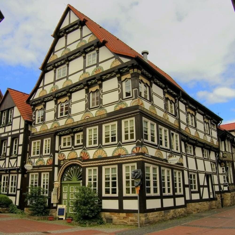 Дома фахверк германия средневековье