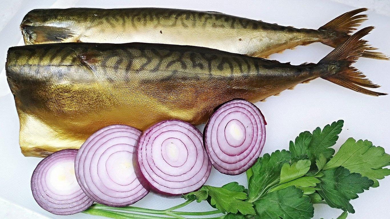 Скумбрия копчёная с картошечкой