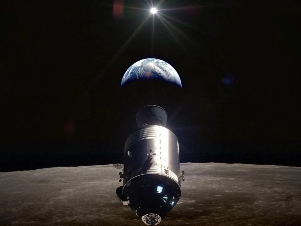 Пилотируемый полет на луну. Аполлон 8 космический корабль. Космический корабль Аполлон 1968. Apollo 8 1968. Аполлон-8 облет Луны.