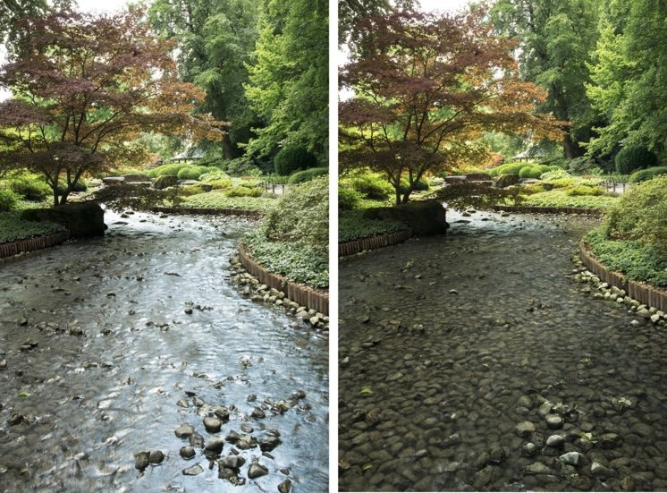 Filter example. Снимки с поляризационным фильтром. Светофильтр до и после. С поляризационным фильтром и без. Поляризационный фильтр эффект.