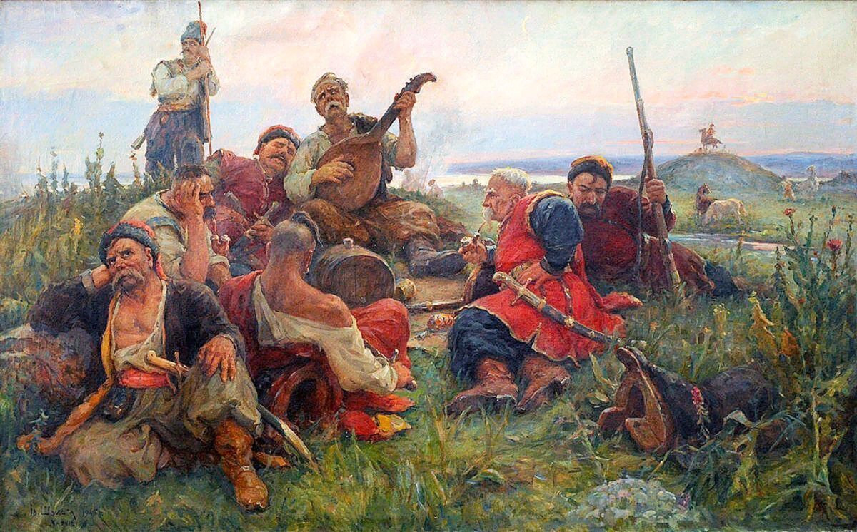 Козак Запорожской Сечи картина