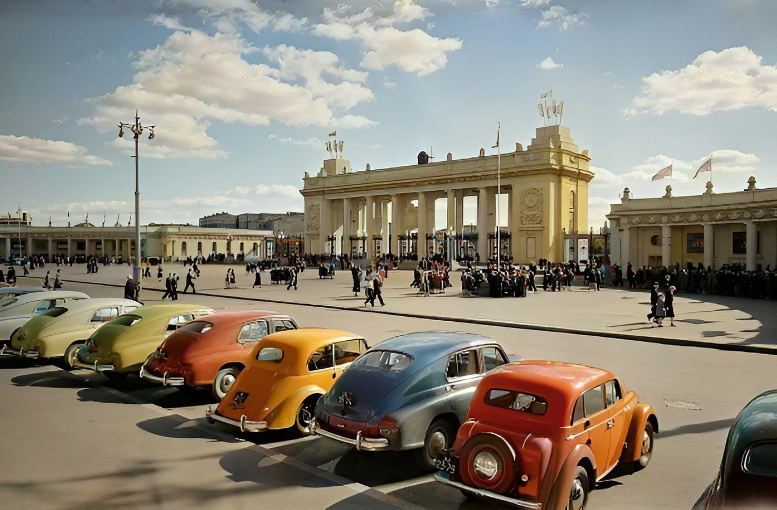 Парк Горького 1950-е Москва