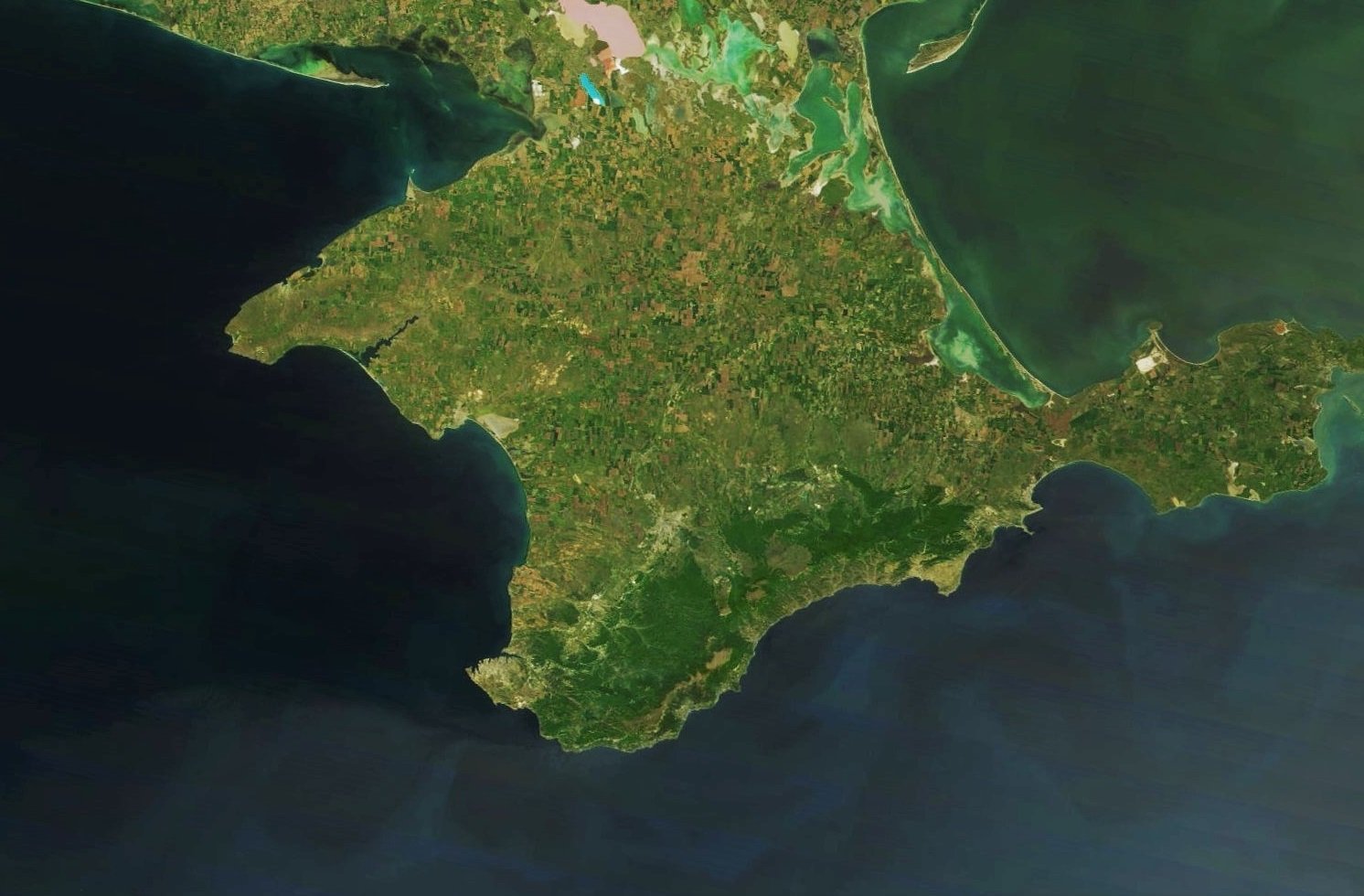 Карта крыма спутниковая в реальном