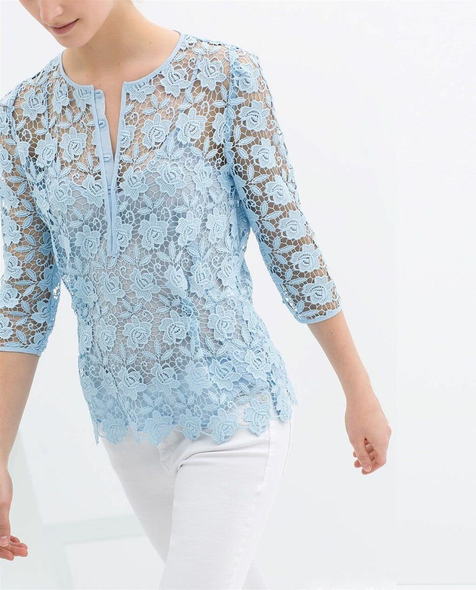 Кружевная блузка Zara