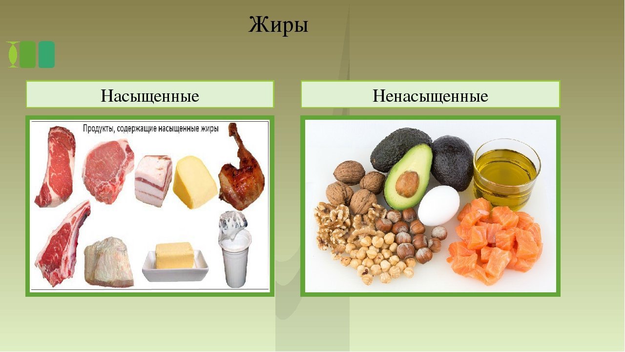 Продукты-источники ненасыщенных жирных кислот