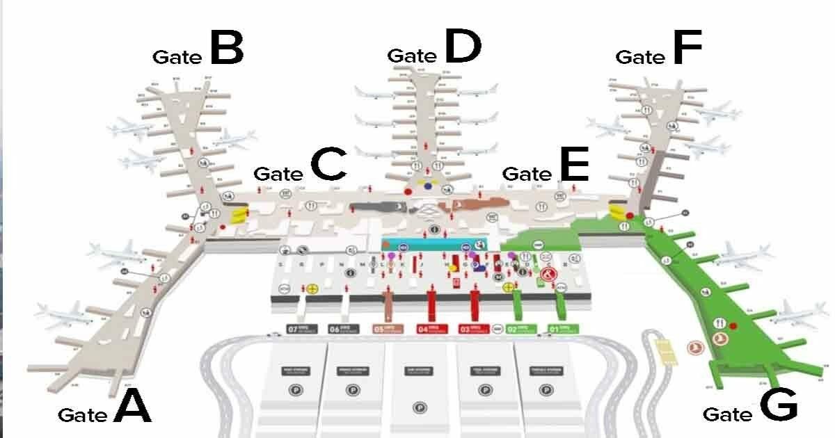 Схема аэропорта в стамбуле
