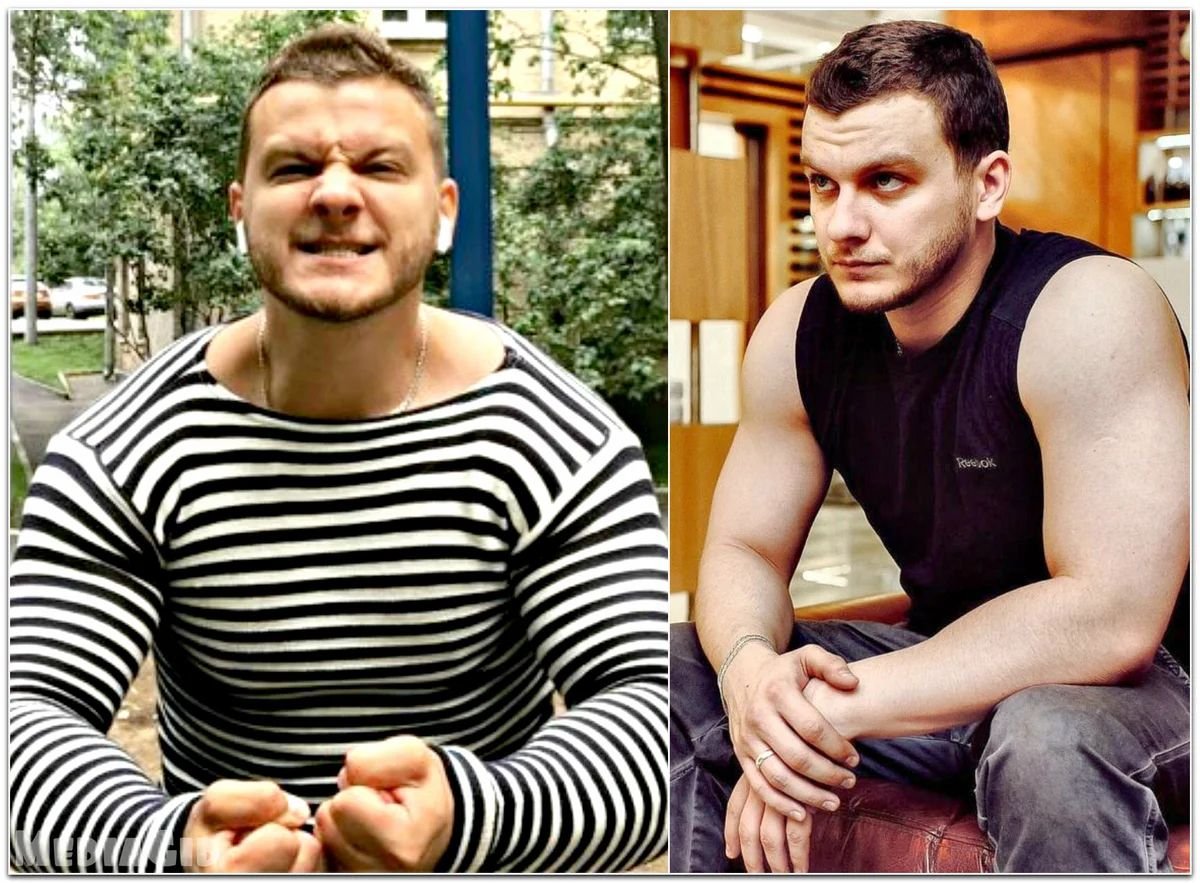 Александр Якушев до и после похудения