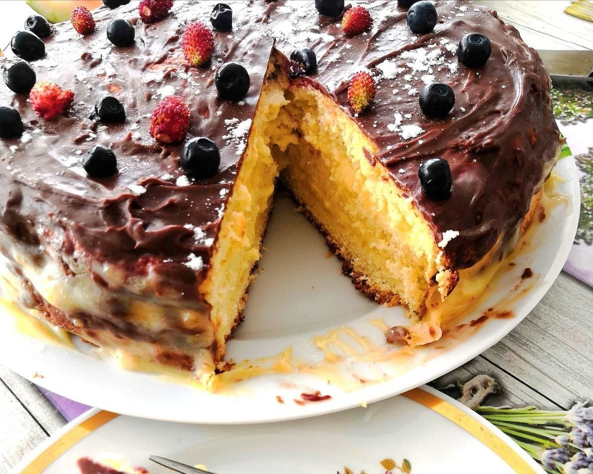 Бисквитный вкусный крем