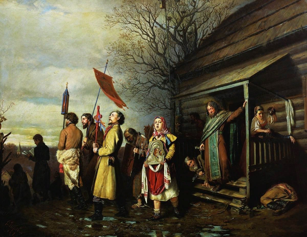 Спор о вере картина третьяковская