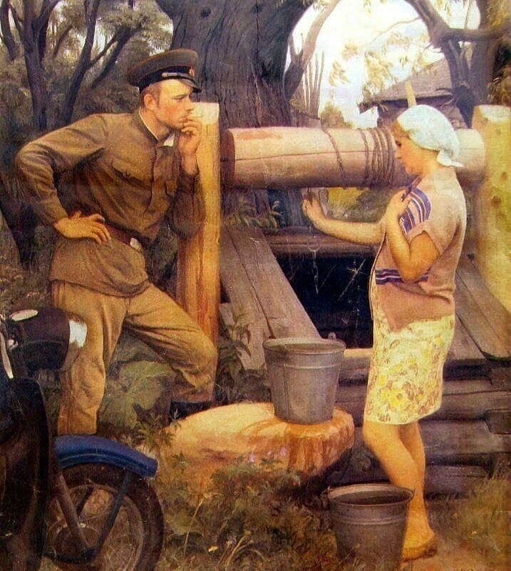 Картина революционер возвращается домой