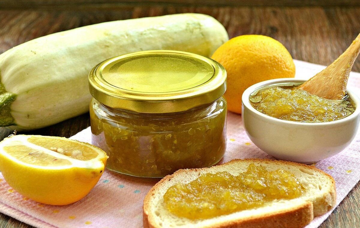 Желе из кабачков