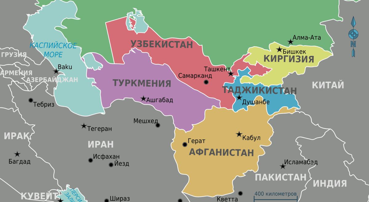 Граница узбекистана и таджикистана карта