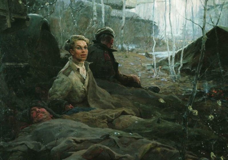 Описание картины неменский дыхание весны