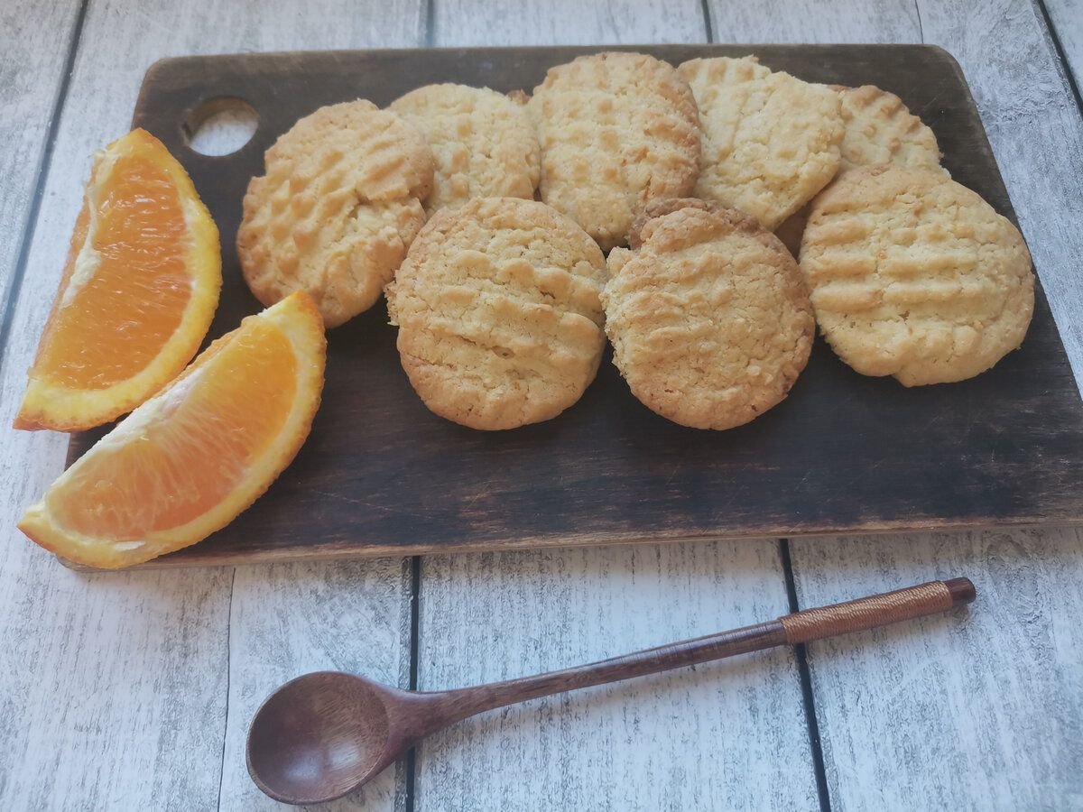 Апельсиновое печенье рецепт с фото пошагово в духовке