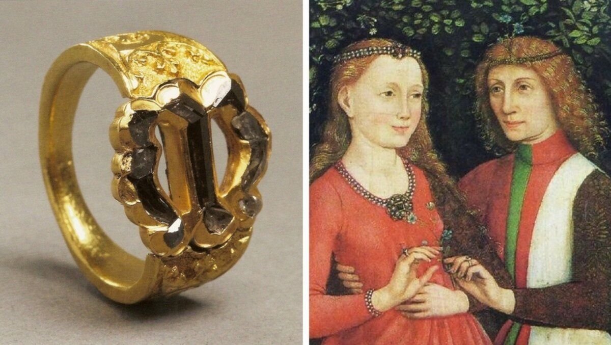 Бронзовое кольцо история жизни обычной семьи 14. Кольцо Марии бургундской.