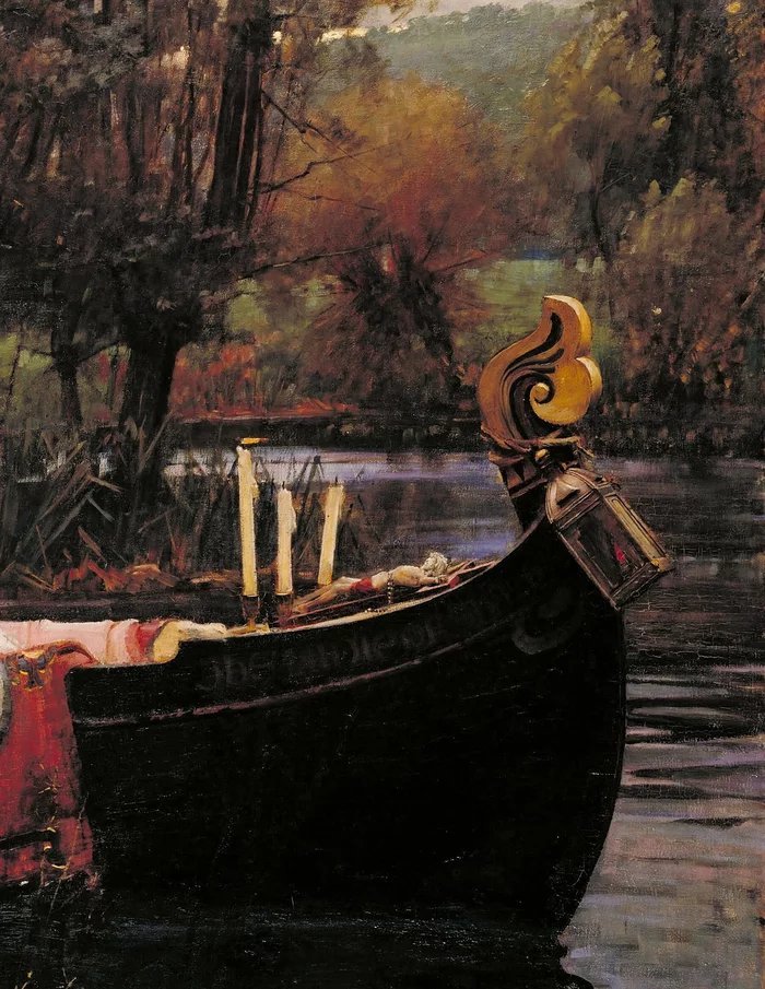 The lady of shalott картина