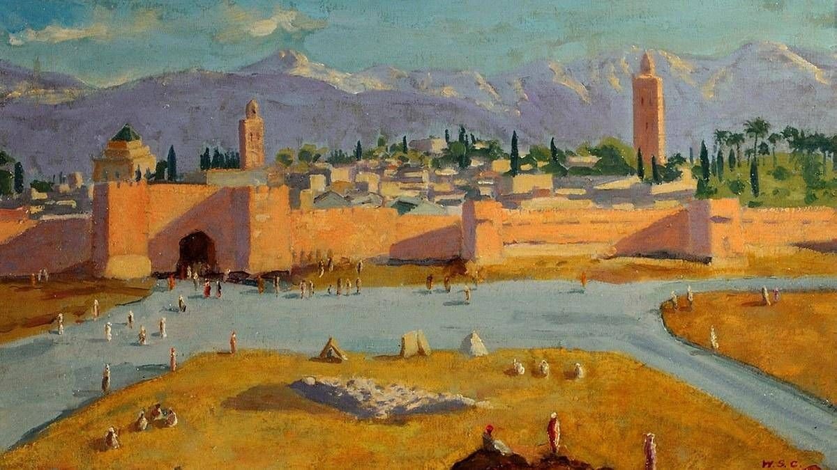 Черчилль художник картины