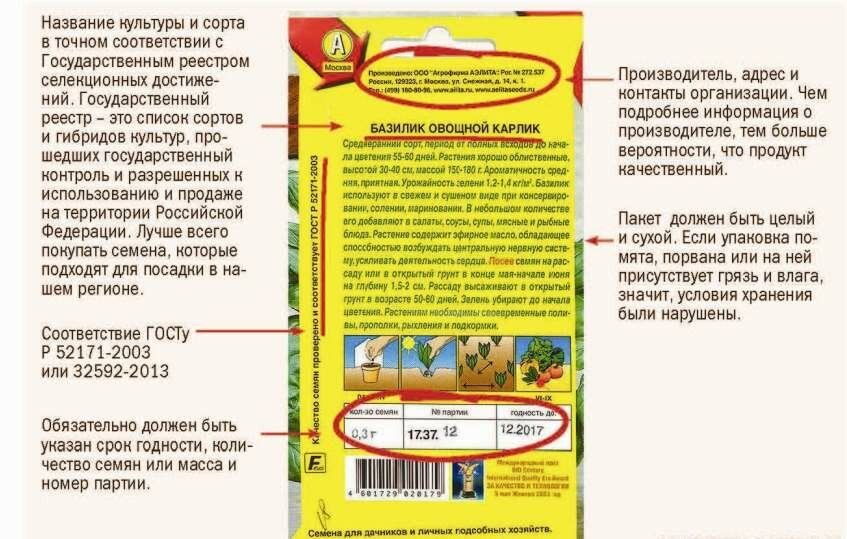 Дана информация которая находится на пакетике с семенами рассмотри рисунок и ответь на вопрос