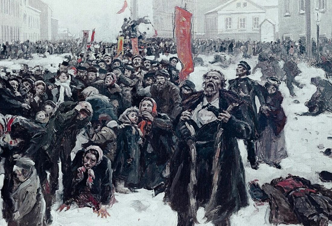 Кровавое воскресенье 1905 картины