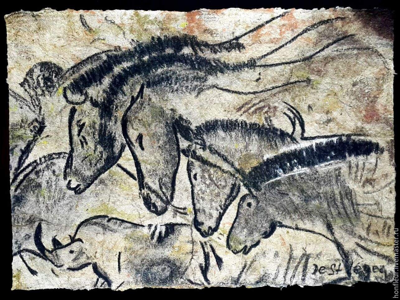 Палеолитическое искусство пещера Шове