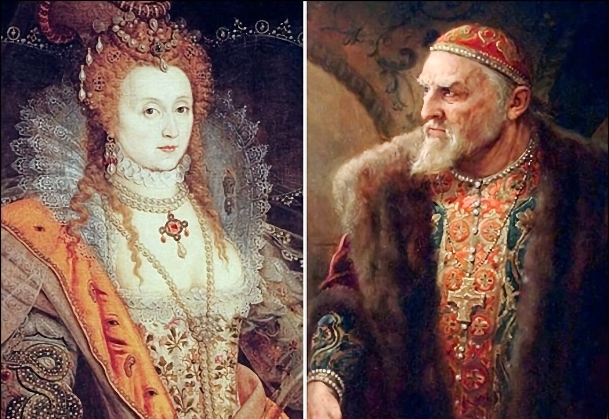 Елизавета i и Иван Грозный
