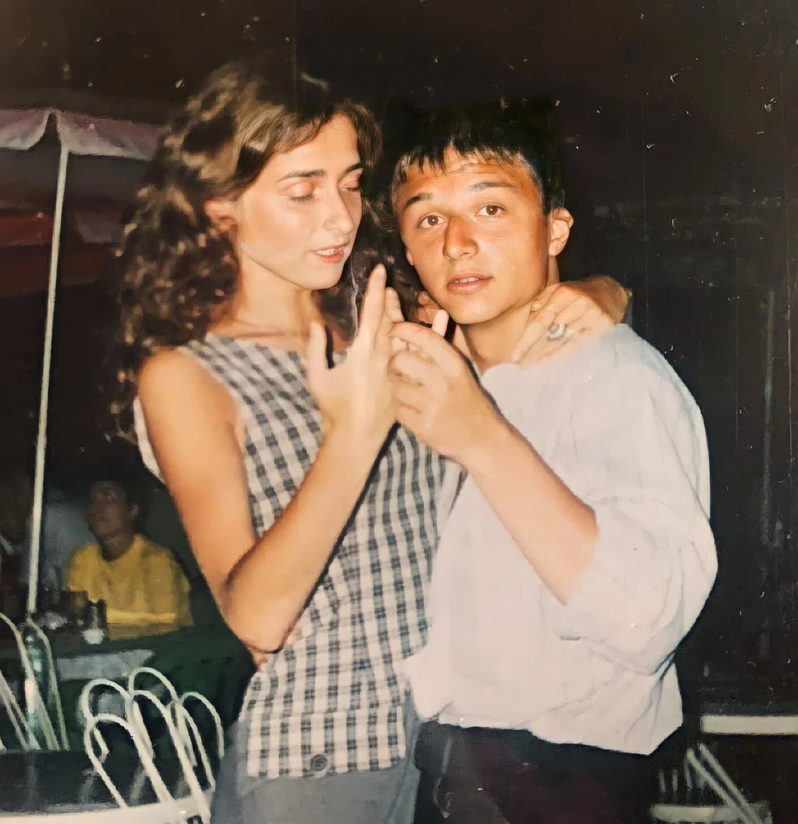 Максим Лагашкин с женой в молодости