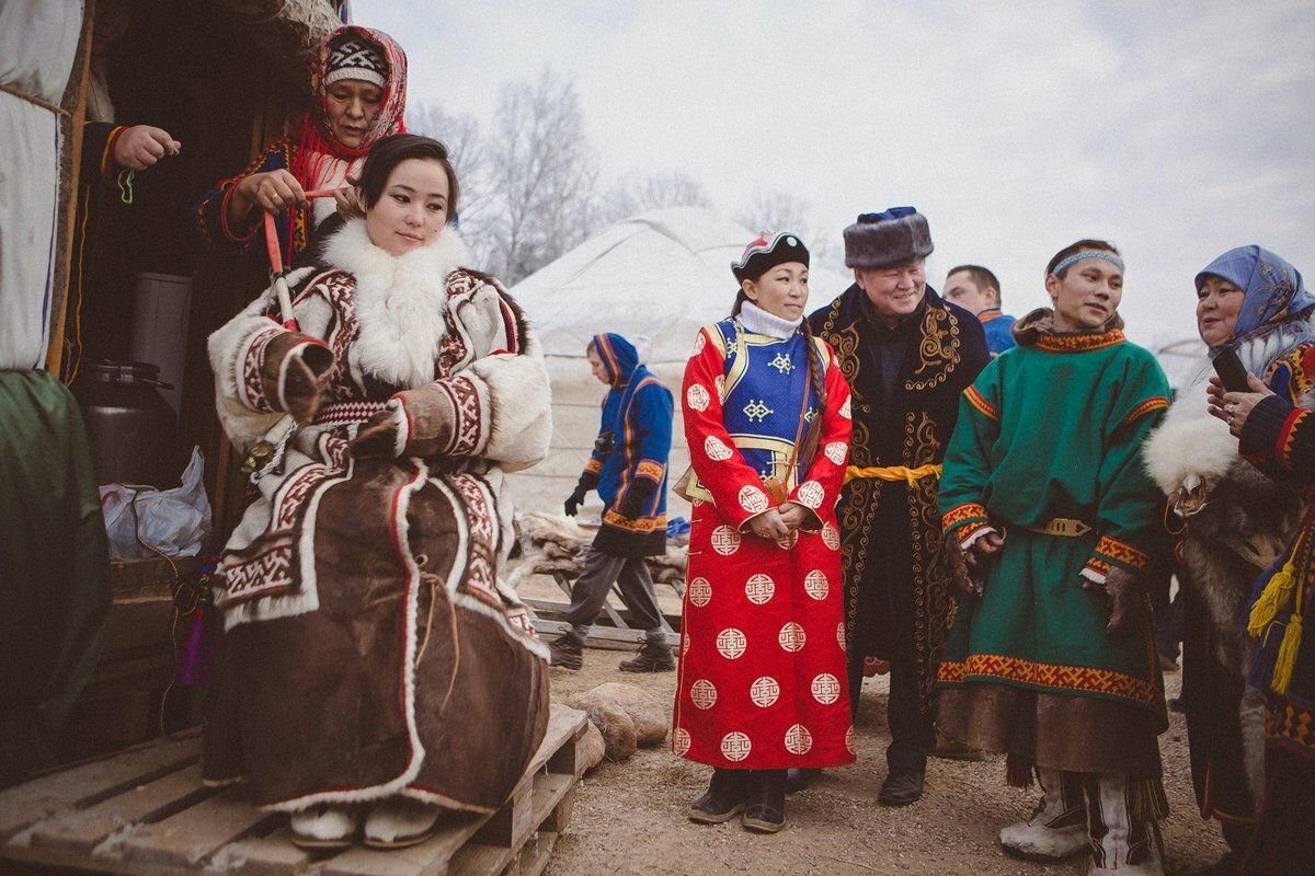 Свадебные костюмы хантов