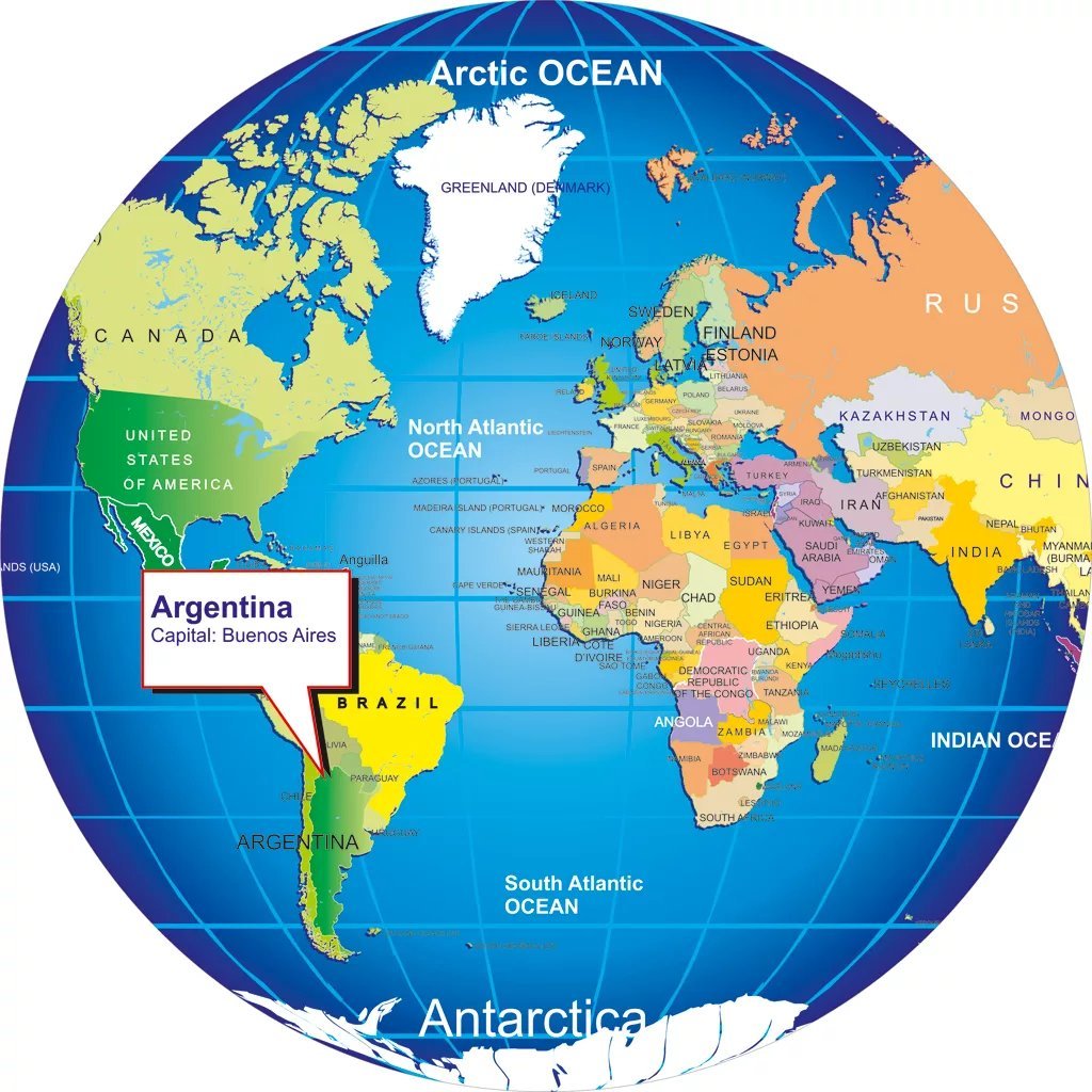 Показать на карте аргентину. Аргентина на политической карте мира. Где находится Аргентина на карте мира. Аргентина на карте мира на политической карте. Где находится Аргентина на каком материке на карте мира.