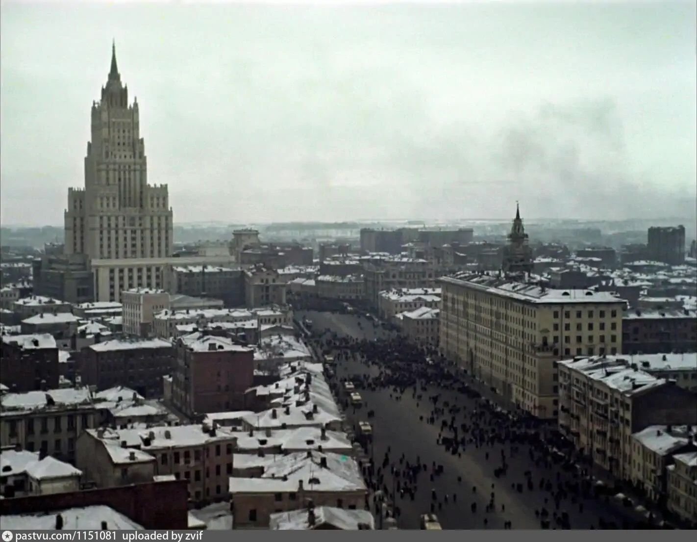 Смоленская площадь. Панельные дома СССР. Москва 18.