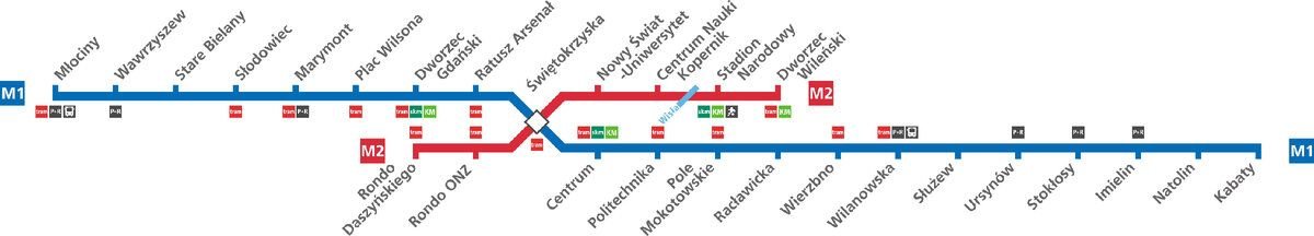 Варшавская станция метро схема