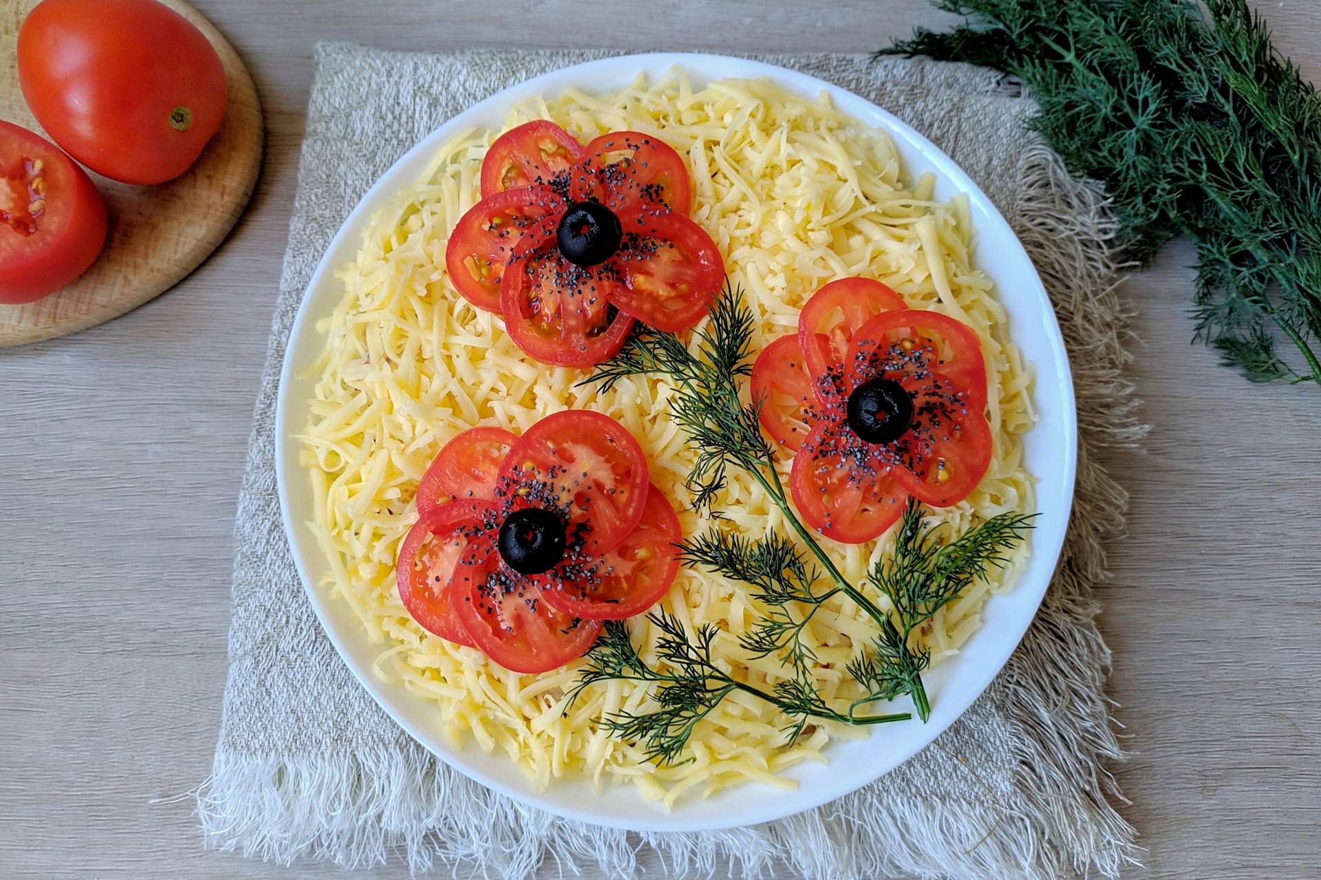 Салат маковый