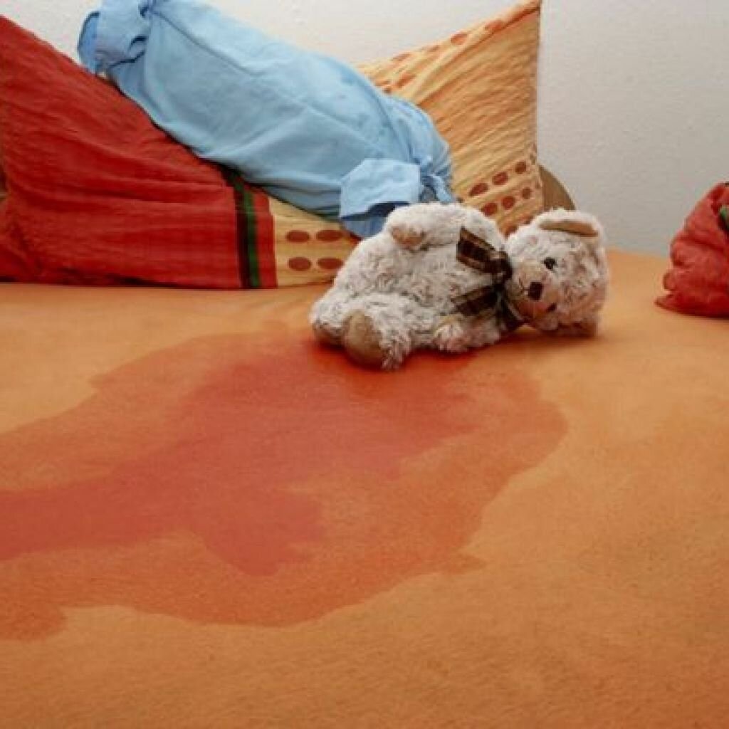 отмыть диван от мочи ребенка в домашних условиях