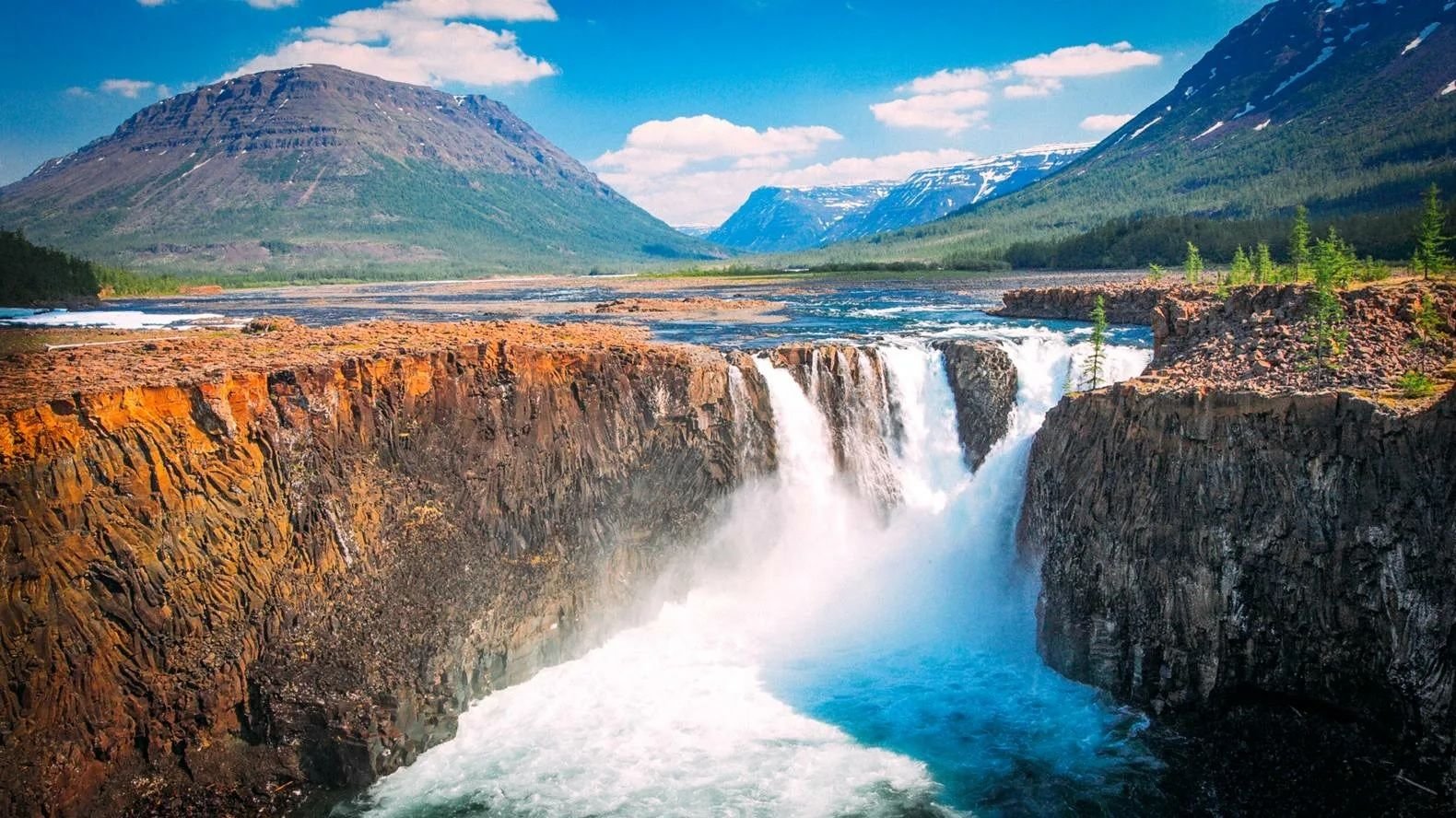 Самые красивые водопады в россии фото