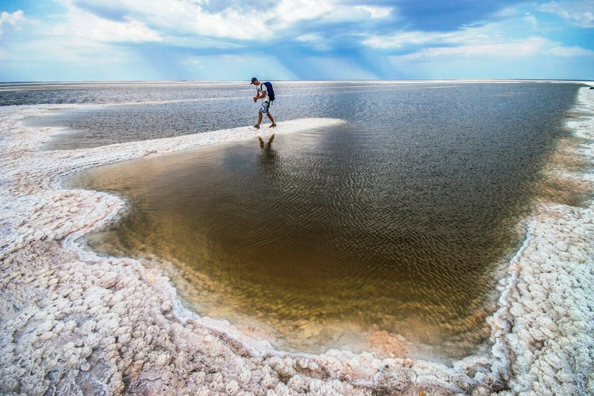 Баскунчак соленое озеро