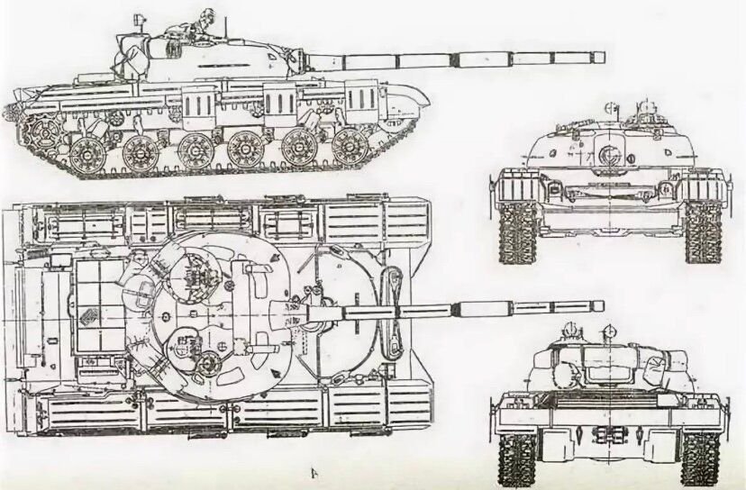 Схема танка т 64 - 88 фото