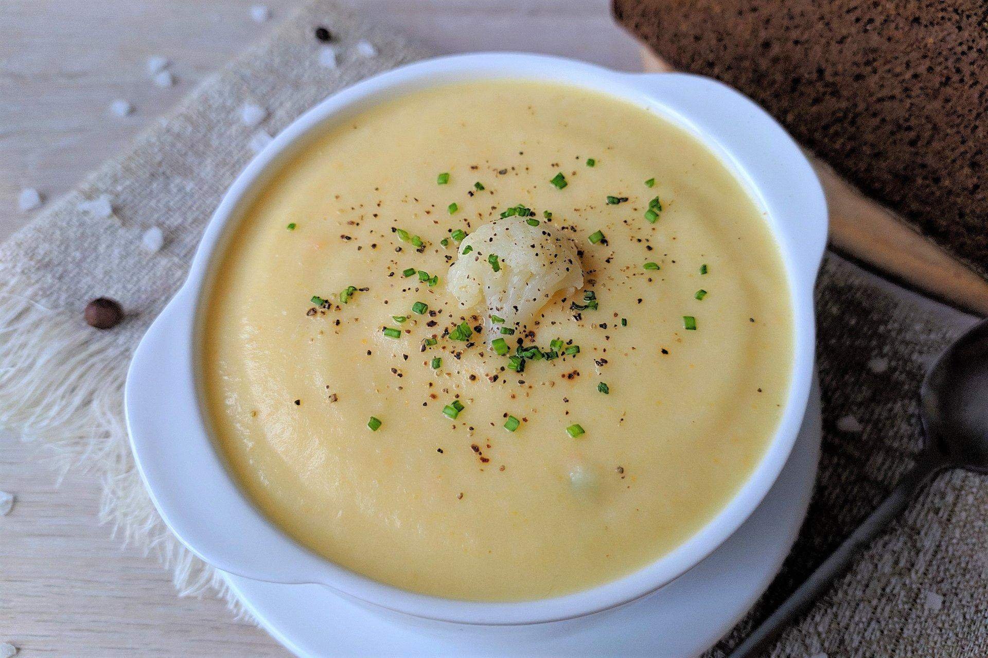Крем суп из картофеля