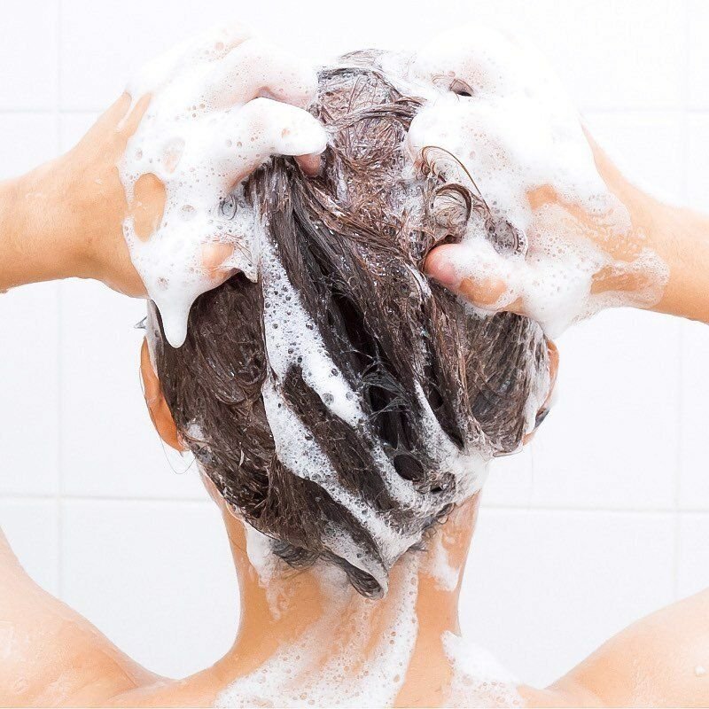 Как вымыть волосы от пенки