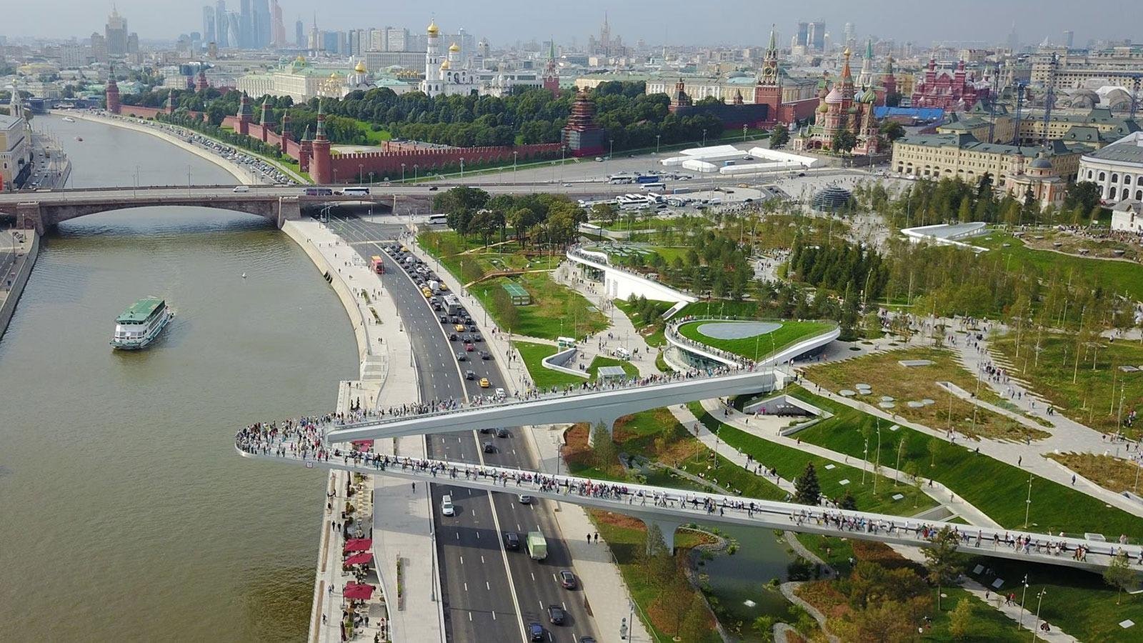 полет над москвой в зарядье