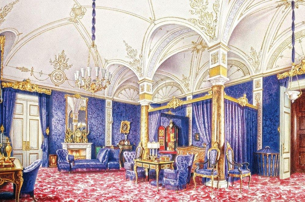Царские покои в зимнем дворце фото