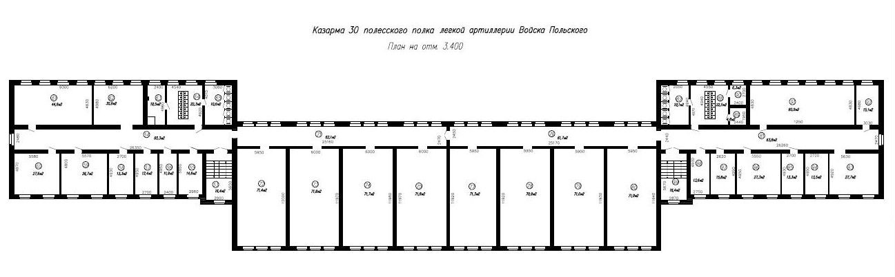 Типовой проект казармы