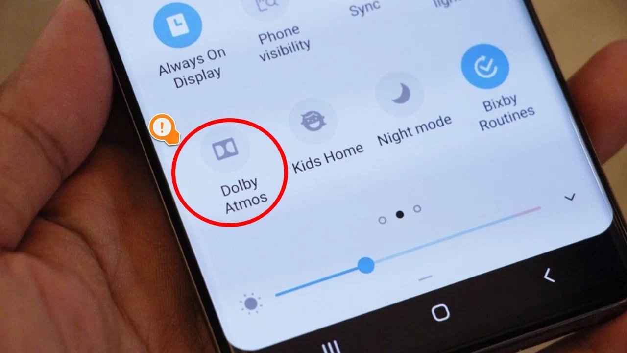 Если у вас аппарат от Samsung, то проверьте настройки - может быть такое, что технология Dolby Atmos уже встроена в ваш аппарат. Samsung использует аудио-движок от Dolby Labs еще с момента релиза Samsung Galaxy S8 (2017 год).