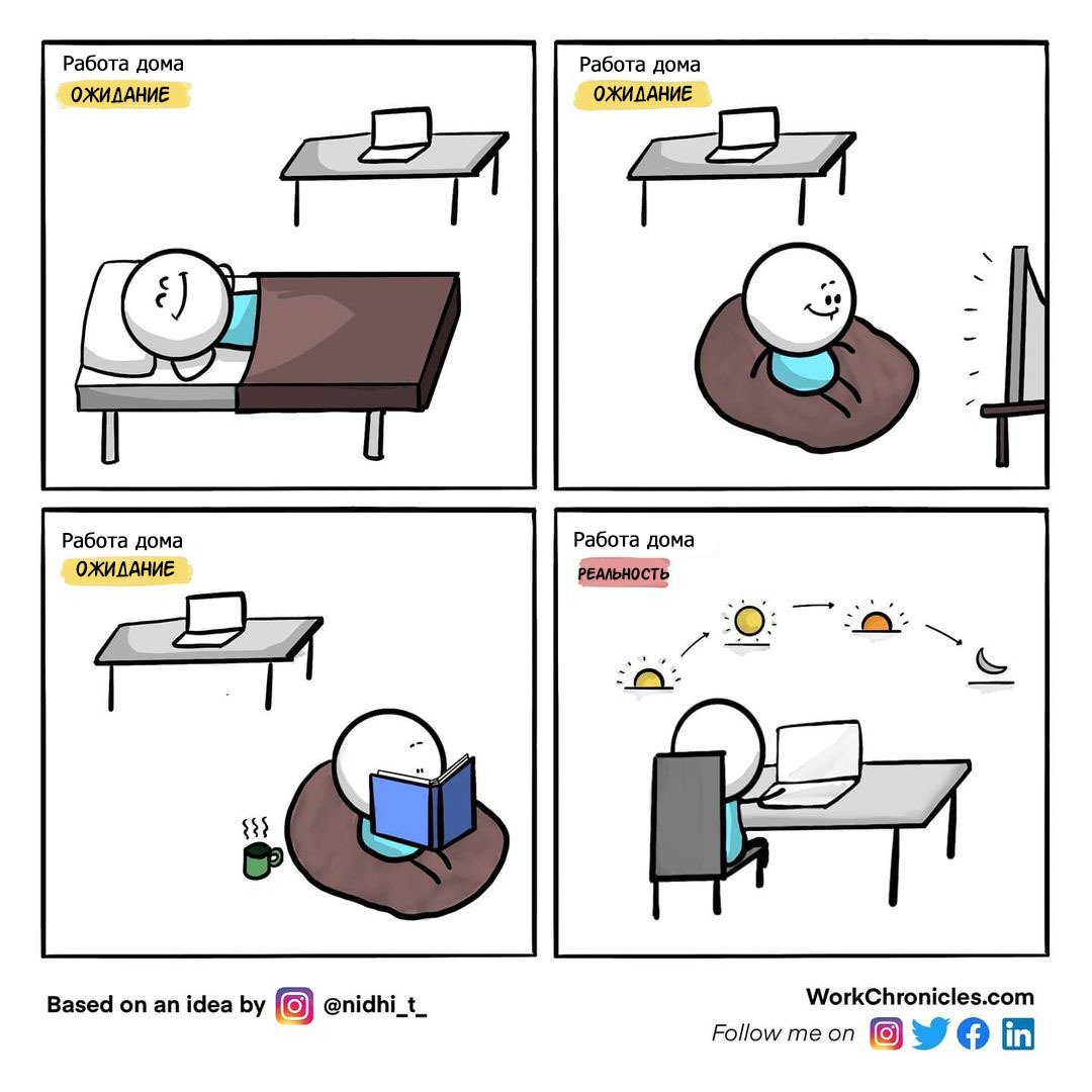 Работа на удаленке смешные картинки