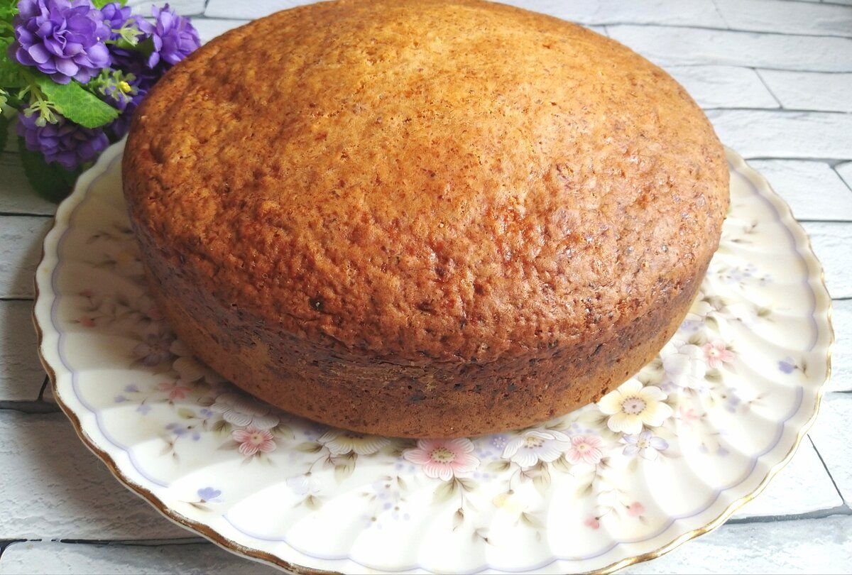 Пирог из яиц и муки