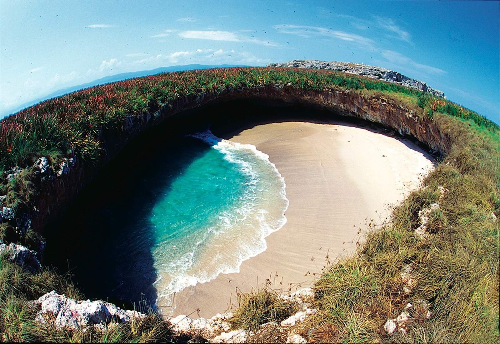 скрытый пляж в мексике