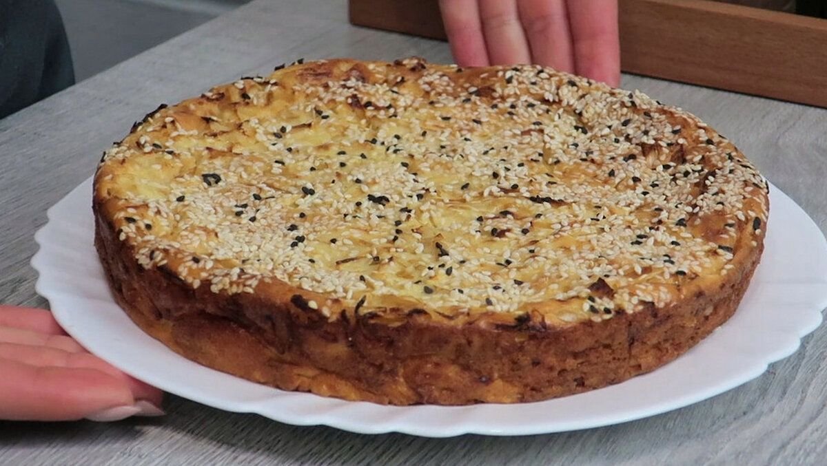 Вкусный заливной пирог с капустой на кефире рецепт с фото в духовке