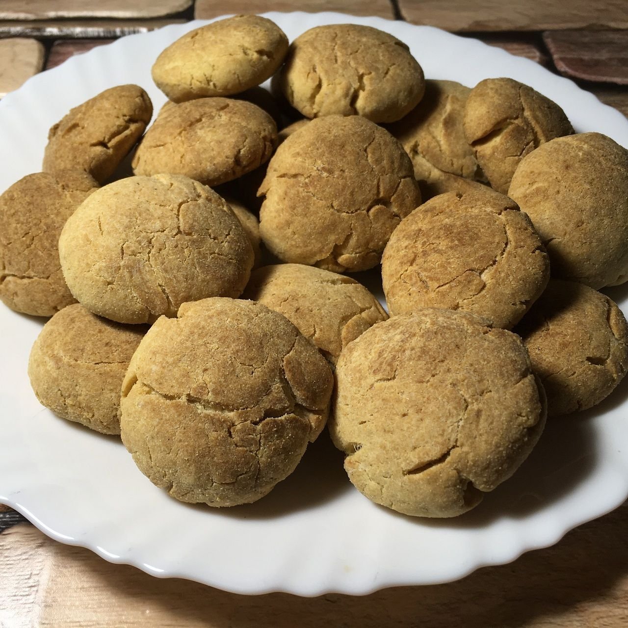 Сахарное печенье из кукурузной муки