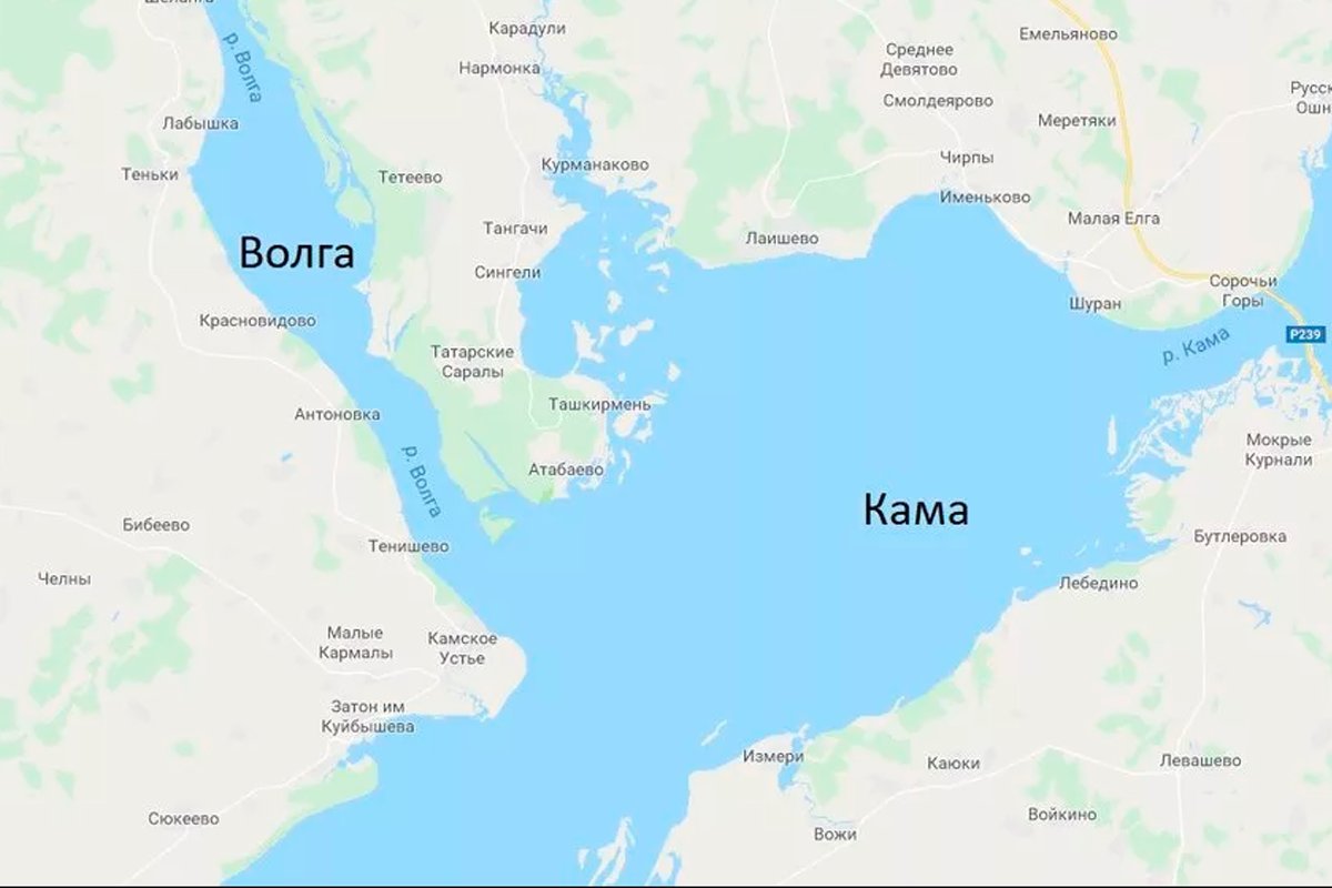 В какое море впадает волга. Слияние Волги и Камы на карте. Место где река Кама впадает в Волгу.