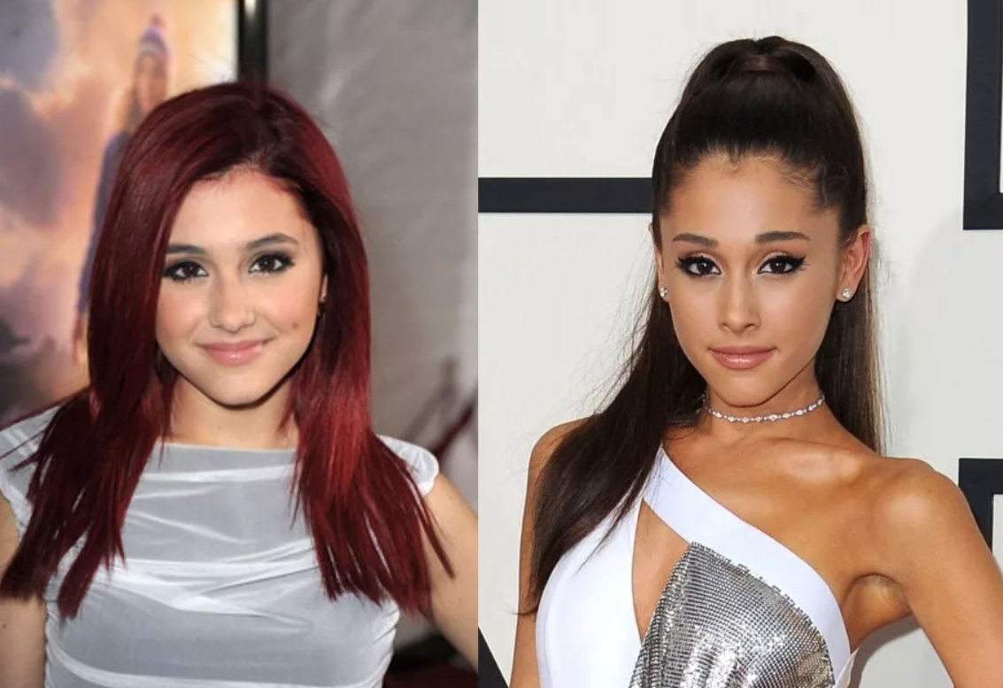 Гранде какой. Ariana Гранде до пластики.