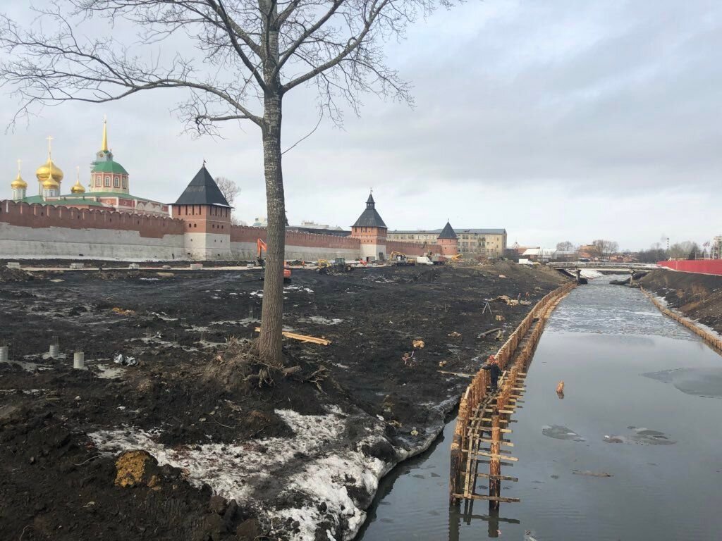 Набережная реки упы в туле