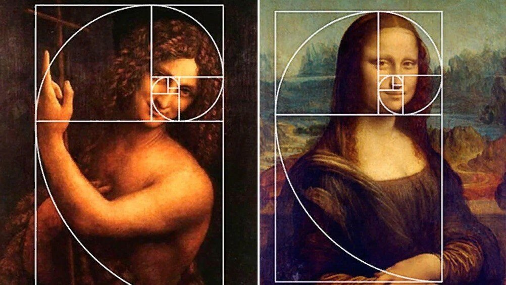 Сандро боттичелли золотое сечение. Золотое сечение художник. Золотое сечение в картинах леонардо да винчи. Золотое сечение художник. Спираль леонардо да винчи золотая.